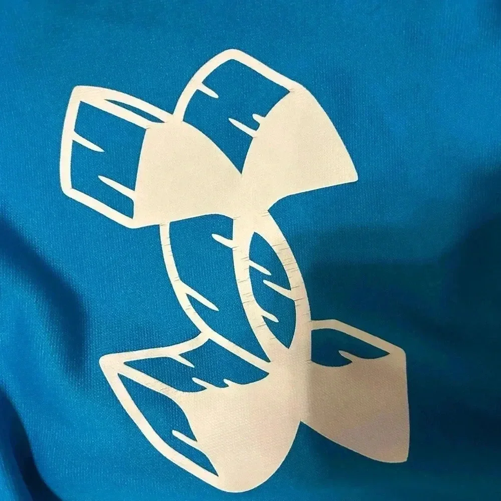 Under Armour Boy’s Hoodie Size Large Royal Blue With Logo School Fall - Picture 7 of 7